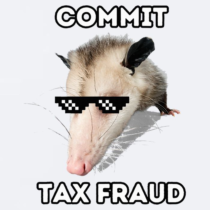 Commit Tax Fraud Sueded Cloud Jersey T-Shirt