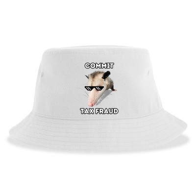 Commit Tax Fraud Sustainable Bucket Hat