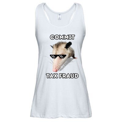 Commit Tax Fraud Ladies Essential Flowy Tank