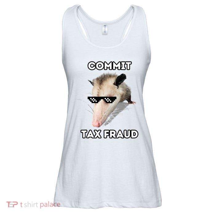 Commit Tax Fraud Ladies Essential Flowy Tank