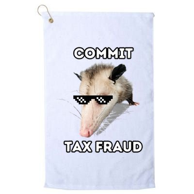 Commit Tax Fraud Golf Towel