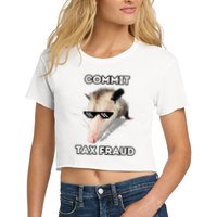 Commit Tax Fraud Crop Top