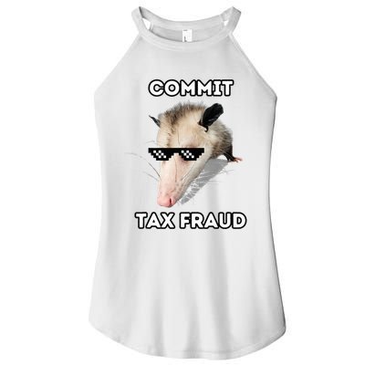 Commit Tax Fraud Women's Perfect Tri Rocker Tank