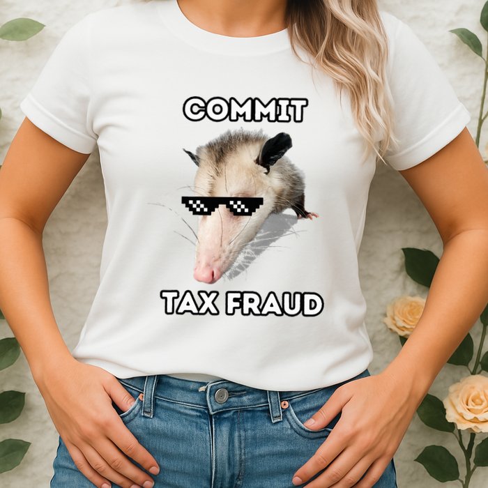 Commit Tax Fraud Womens T-Shirt