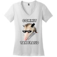 Commit Tax Fraud Women's V-Neck T-Shirt