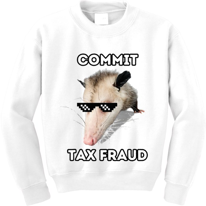 Commit Tax Fraud Kids Sweatshirt
