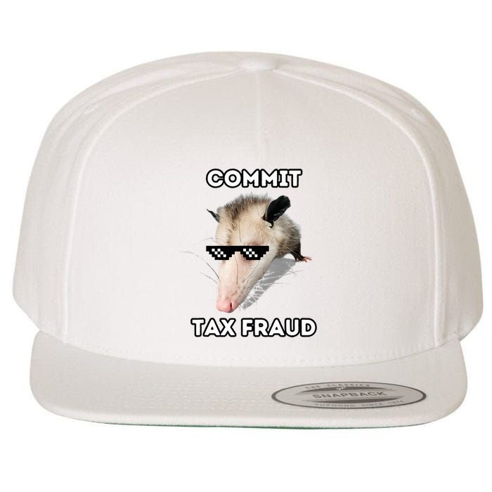 Commit Tax Fraud Wool Snapback Cap