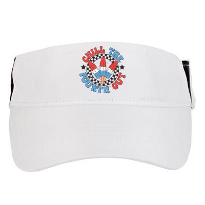 Chill The Fourth Out 4th Of July Independence Day Adult Drive Performance Visor