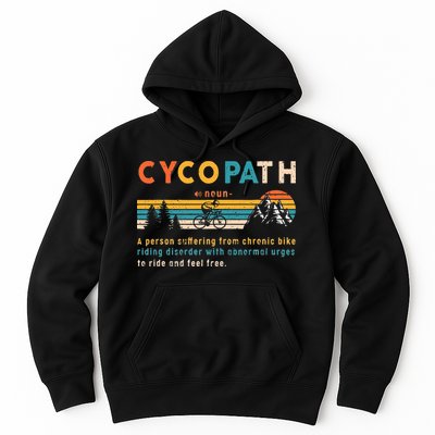 Cycopath Tee Funny Mountain Bike Lover MTB Biker Biking Hoodie