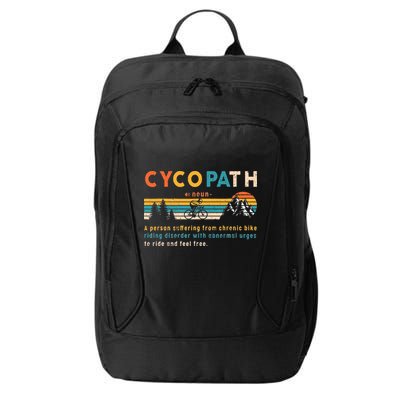 Cycopath Tee Funny Mountain Bike Lover MTB Biker Biking City Backpack