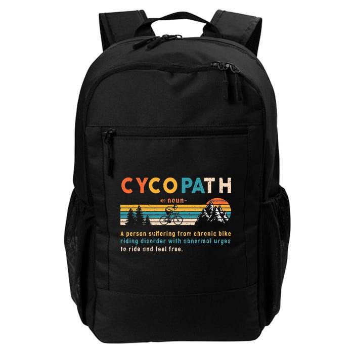 Cycopath Tee Funny Mountain Bike Lover MTB Biker Biking Backpack