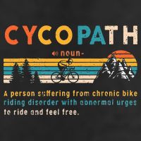 Cycopath Tee Funny Mountain Bike Lover MTB Biker Biking 15oz Campfire Ceramic Mug