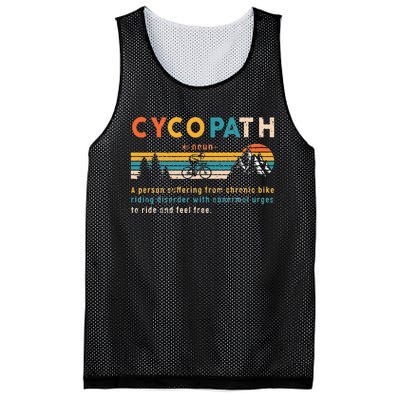 Cycopath Tee Funny Mountain Bike Lover MTB Biker Biking Mesh Reversible Basketball Jersey Tank