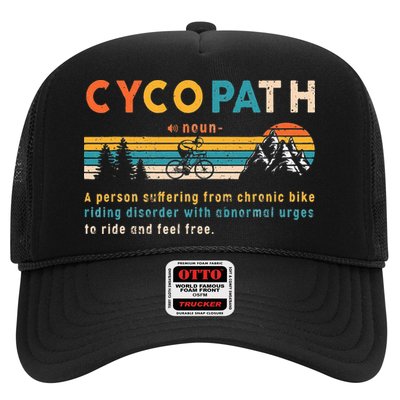 Cycopath Tee Funny Mountain Bike Lover MTB Biker Biking Trucker Hat
