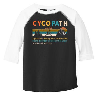 Cycopath Tee Funny Mountain Bike Lover MTB Biker Biking Toddler Fine Jersey T-Shirt