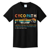 Cycopath Tee Funny Mountain Bike Lover MTB Biker Biking Kids T-Shirt