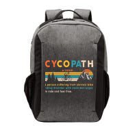 Cycopath Tee Funny Mountain Bike Lover MTB Biker Biking Vector Backpack