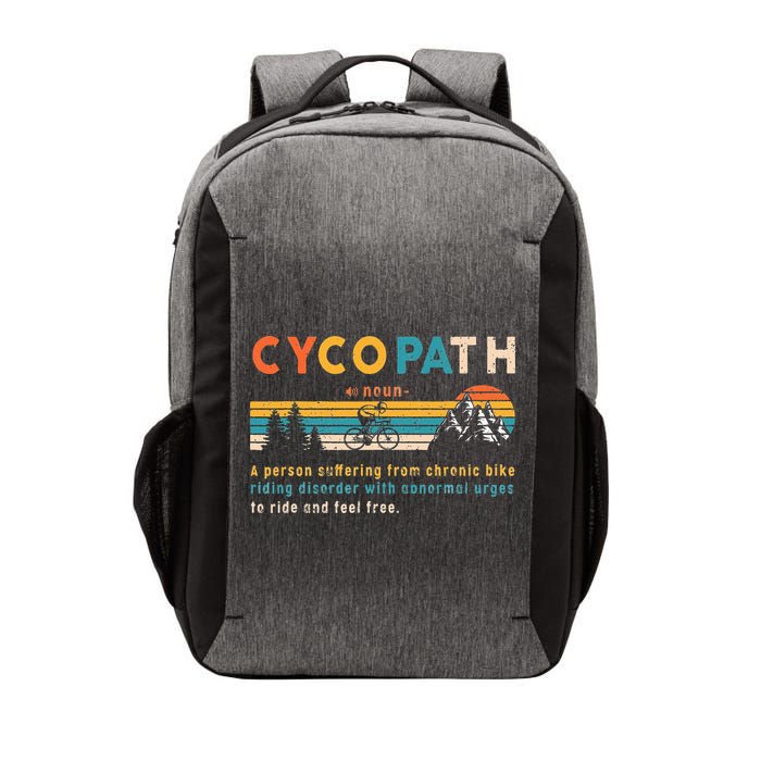 Cycopath Tee Funny Mountain Bike Lover MTB Biker Biking Vector Backpack