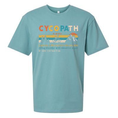 Cycopath Tee Funny Mountain Bike Lover MTB Biker Biking Sueded Cloud Jersey T-Shirt