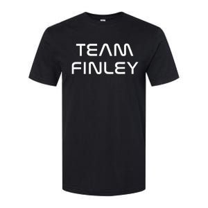 Cool Team Finley First Name Show Support Be On Team Finley Softstyle CVC T-Shirt