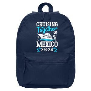 Cruising Together Family Matching Cruise Trip Mexico 2024 16 in Basic Backpack