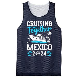 Cruising Together Family Matching Cruise Trip Mexico 2024 Mesh Reversible Basketball Jersey Tank