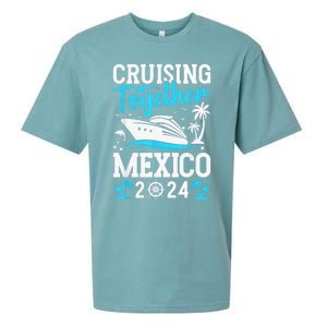 Cruising Together Family Matching Cruise Trip Mexico 2024 Sueded Cloud Jersey T-Shirt