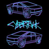 Cyber Trucks, Futuristic Design & Technology 7-Panel Snapback Hat