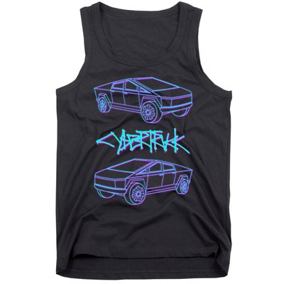 Cyber Trucks, Futuristic Design & Technology Tank Top