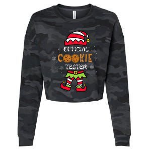 Cookie Tester Family Christmas Pajamas Cropped Pullover Crew