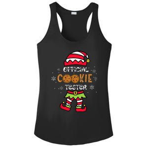 Cookie Tester Family Christmas Pajamas Ladies PosiCharge Competitor Racerback Tank