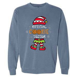 Cookie Tester Family Christmas Pajamas Garment-Dyed Sweatshirt