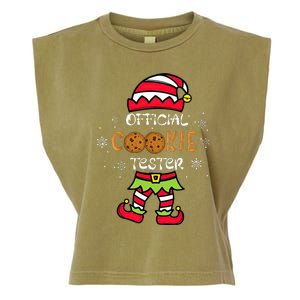 Cookie Tester Family Christmas Pajamas Garment-Dyed Women's Muscle Tee