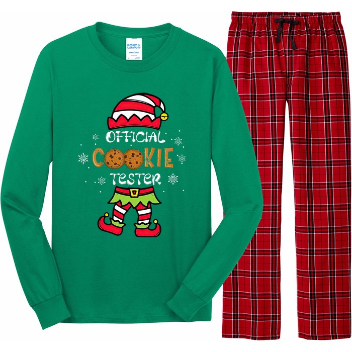 Cookie Tester Family Christmas Pajamas Long Sleeve Pajama Set