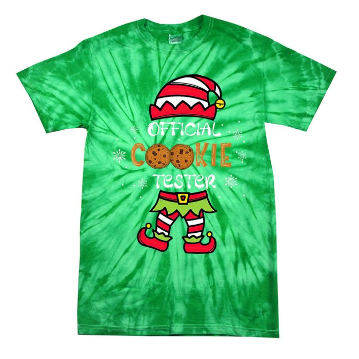 Cookie Tester Family Christmas Pajamas Tie-Dye T-Shirt