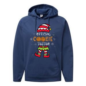 Cookie Tester Family Christmas Pajamas Performance Fleece Hoodie