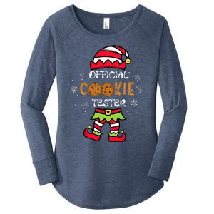 Cookie Tester Family Christmas Pajamas Women's Perfect Tri Tunic Long Sleeve Shirt