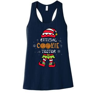 Cookie Tester Family Christmas Pajamas Women's Racerback Tank