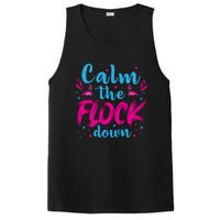 Calm The Flock Down Flamingo T PosiCharge Competitor Tank