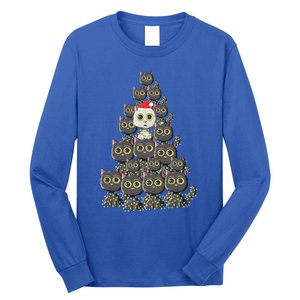 Cat Tree Funny Xmas Lights Cat Lovers Ugly Christmas Sweater Meaningful Gift Long Sleeve Shirt