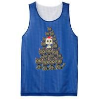 Cat Tree Funny Xmas Lights Cat Lovers Ugly Christmas Sweater Meaningful Gift Mesh Reversible Basketball Jersey Tank