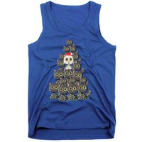 Cat Tree Funny Xmas Lights Cat Lovers Ugly Christmas Sweater Meaningful Gift Tank Top