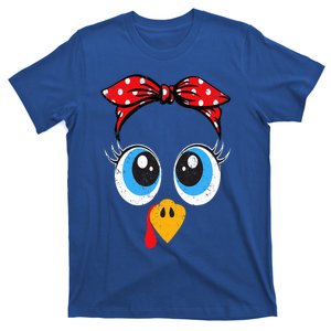 Cute Turkey Face  Little  Funny Thanksgiving T-Shirt