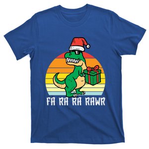 Christmas Trex Fa Ra Ra Rawr Xmas Dino Gift T-Shirt