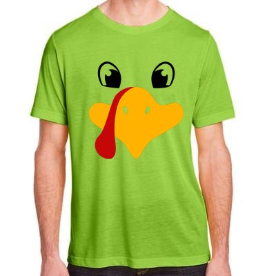 Cute Turkey Face Adult ChromaSoft Performance T-Shirt