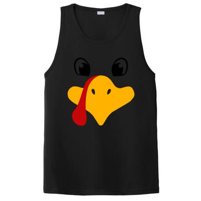 Cute Turkey Face PosiCharge Competitor Tank