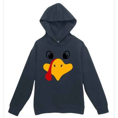 Cute Turkey Face Urban Pullover Hoodie