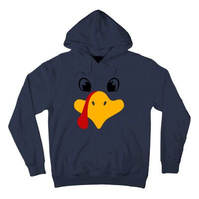 Cute Turkey Face Tall Hoodie