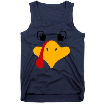 Cute Turkey Face Tank Top