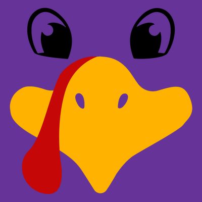 Cute Turkey Face T-Shirt